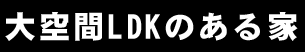 大空間LDKのある家